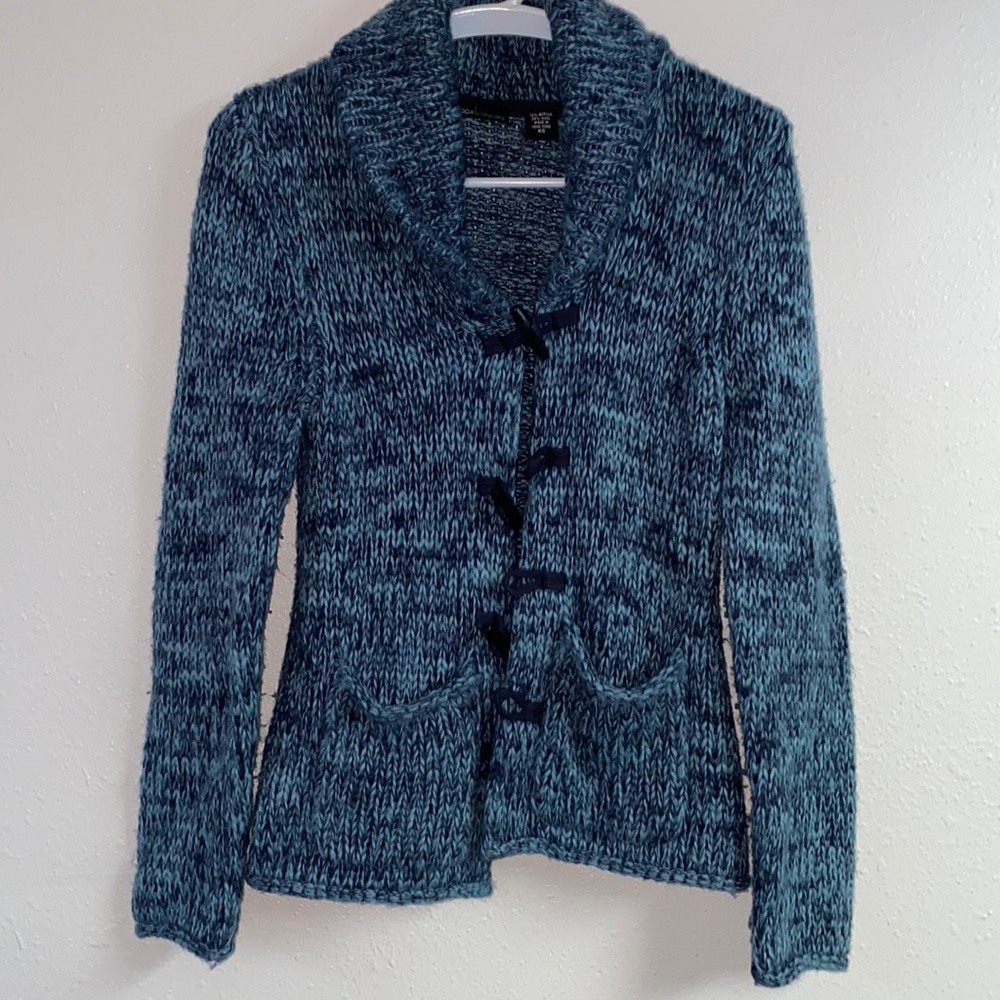 Moda International Cardigan. Well-loved.